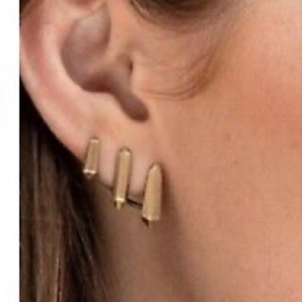 Kendra Scott Billie Ear Climbers in gold